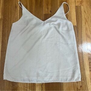 Banana Republic Cream Polkadot Tank Blouse